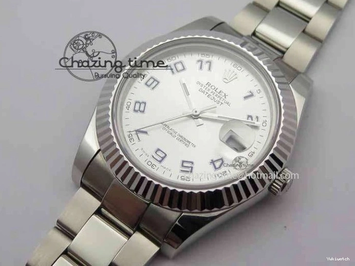 SS SA3136 Bracelet BP Silver 41mm Edition Blue DateJust Maker Arabic II Best 116334 SS On Dial 1231